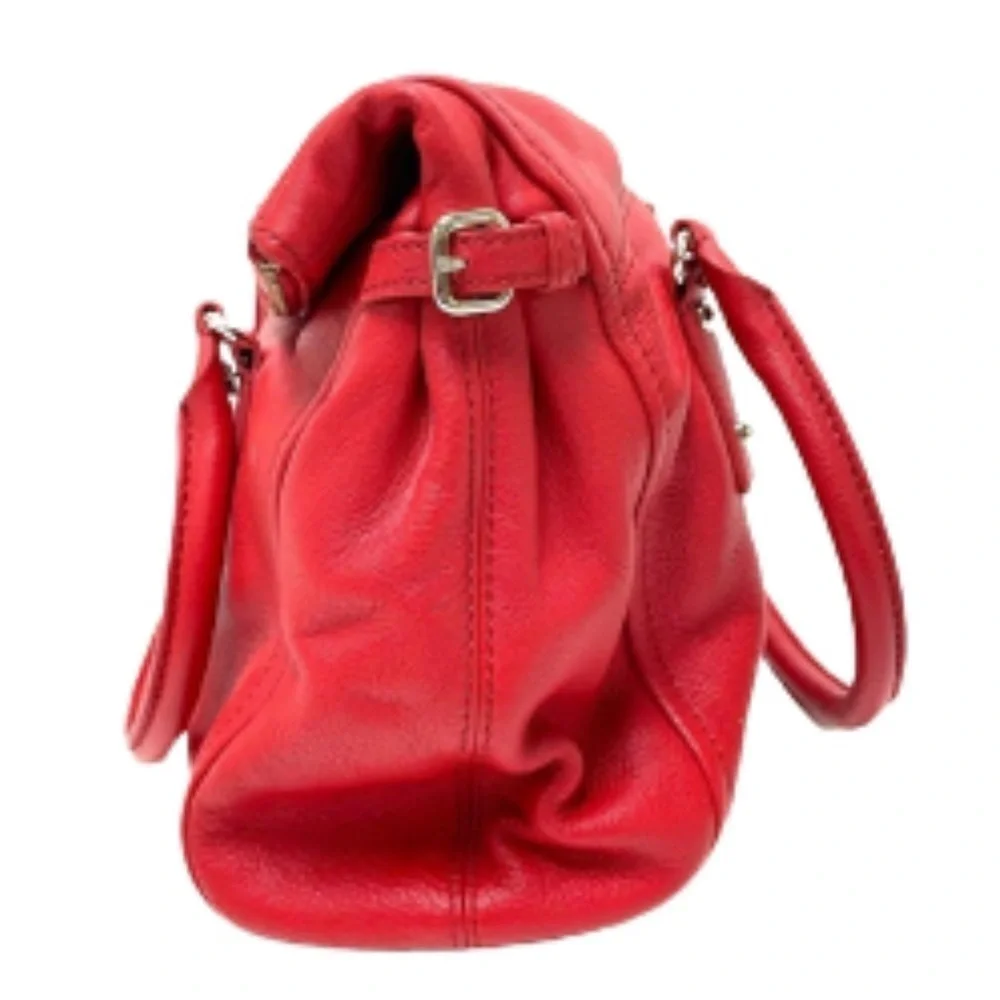 Kate Spade red Cobble Hill Leslie satchel handbag